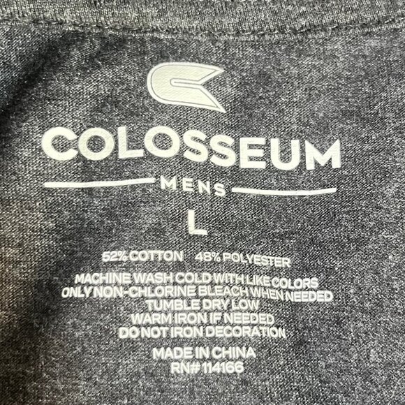 Colosseum Ohio State Buckeyes TShirt Mens Gray Red Large - Picture 5 of 5